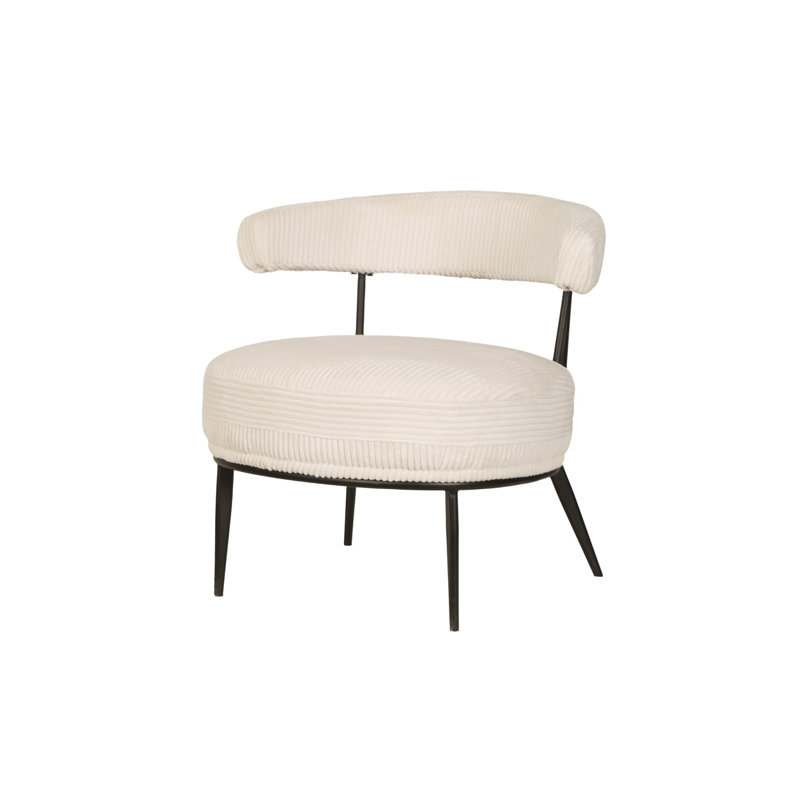 Chaise d'appoint Ariana, crème