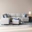 Canapé modulaire réversible avec repose-pieds Aracena-2079319133