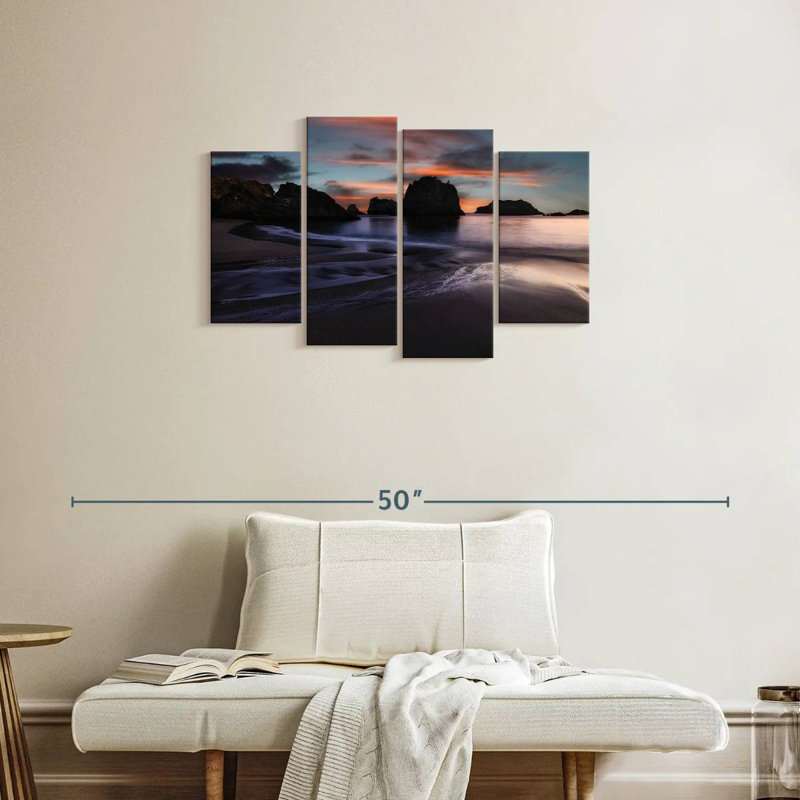 Gillard Sunset At Secret Gillard On The Oregon Coast, 22" H x 36" W
