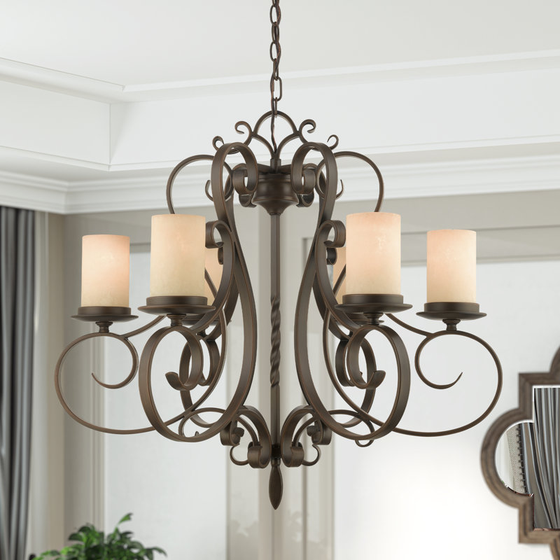 Bressler Dimmable Classic / Traditional Chandelier, 6