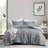 2-Piece Soft Washed Pleated Comforter Set