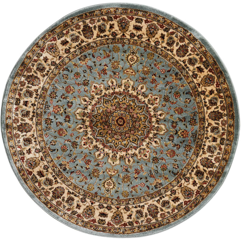 Mckie Oriental Indoor Rug, Round 3'4"