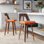 Bezu Swivel Upholstered Counter Stool-921050061-921050048