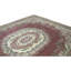 Tapis rose et ivoire noué à la main de haute qualité