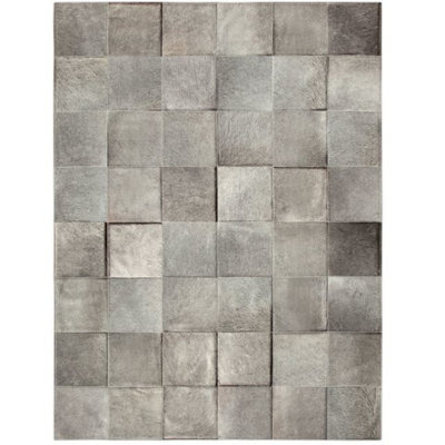 Bellomy Cowhide Patchwork Indoor Rug