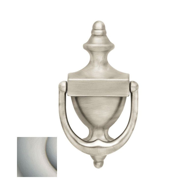 Colonial Door Knocker, Lifetime Satin Nickel