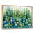 Toile avec cadre flottant or