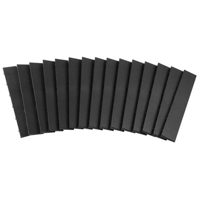 Ensemble de bordure de transition pour planchers de garage pour homme, robuste PP à emboîtement modulaire et antidérapant