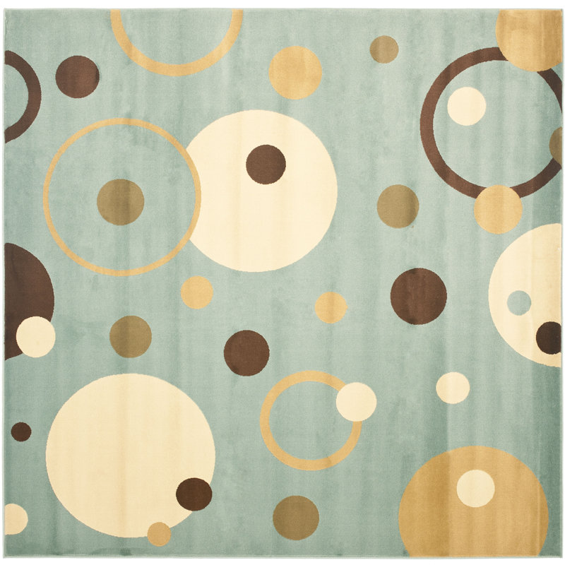 Charis Porcello Performance Geometric Rug, Square 7'