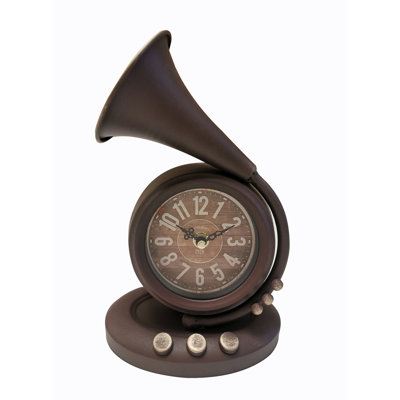 Analogue Metal Electric Tabletop Clock in