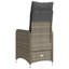 Ensemble de 2 chaises de jardin inclinables PE en rotin régulier-948440059-948440061