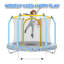 Trampoline de 55 pouces pour enfants avec trampoline intérieur et extérieur pour tout-petit-113908622