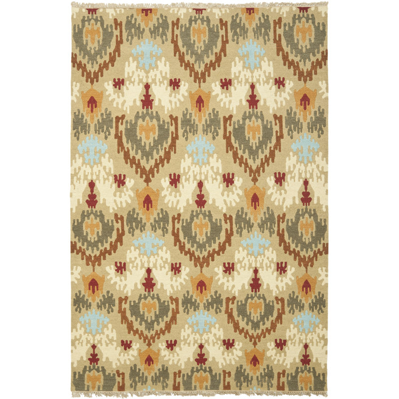 Tapis ikat en laine Saint-Paul, Rectangle 9 pi x 12 pi