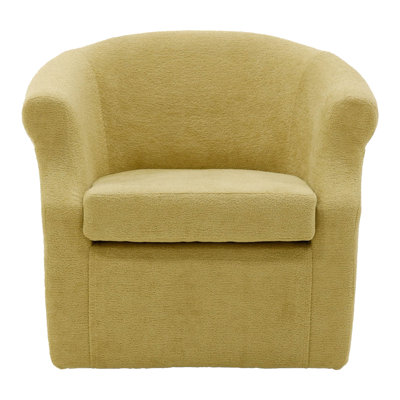 Fauteuil demi-tonneau pivotant l 3,5 po Buril