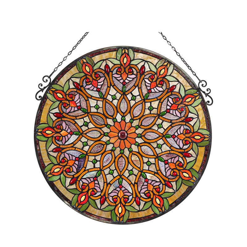 Kaukauna Abstract Window Panel, Yellow