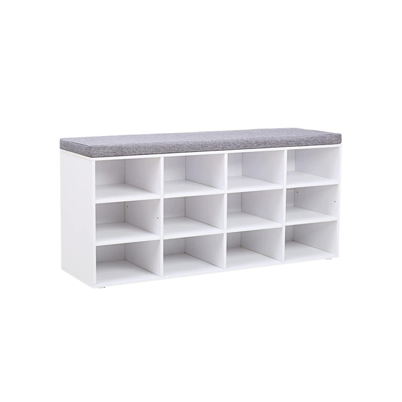 12 Pair Shoe Storage Bench