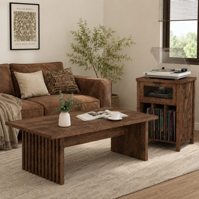 End Table & Coffee Table Set, Living Room Furniture Set