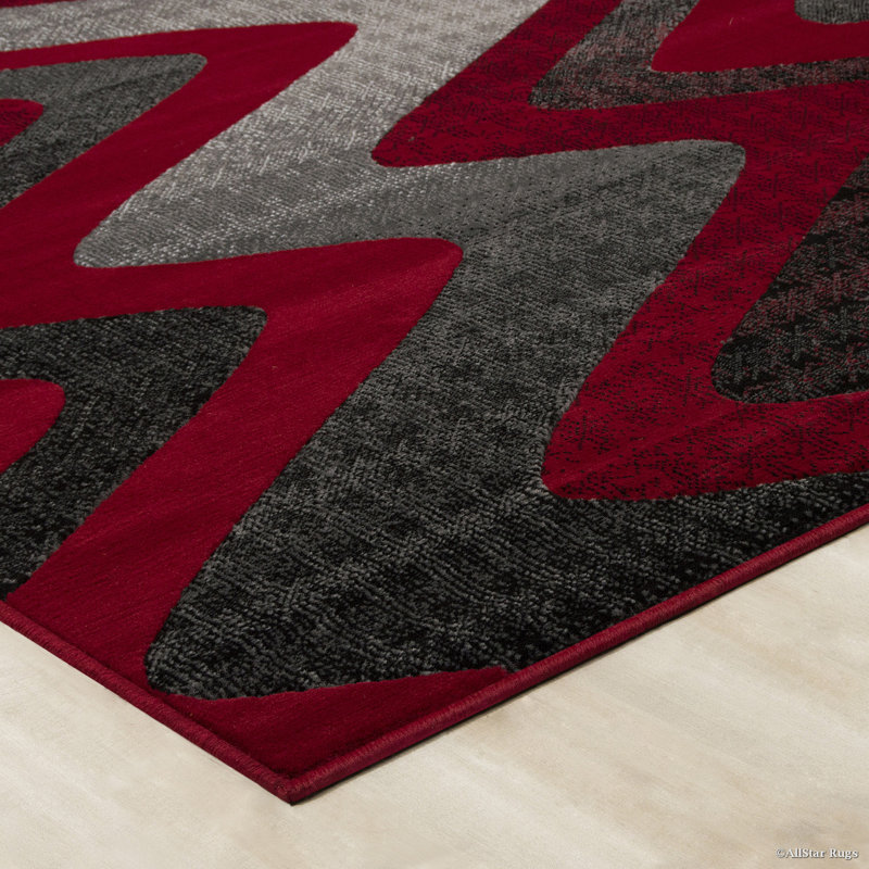 Keeler Chevron Indoor Rug, 5' x 6'11"