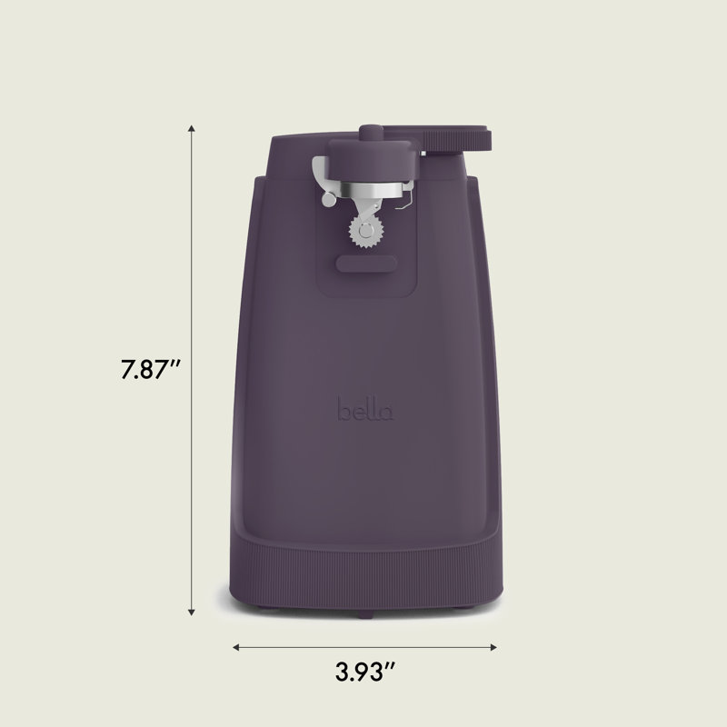 Bella Electric Can Opener, Plum