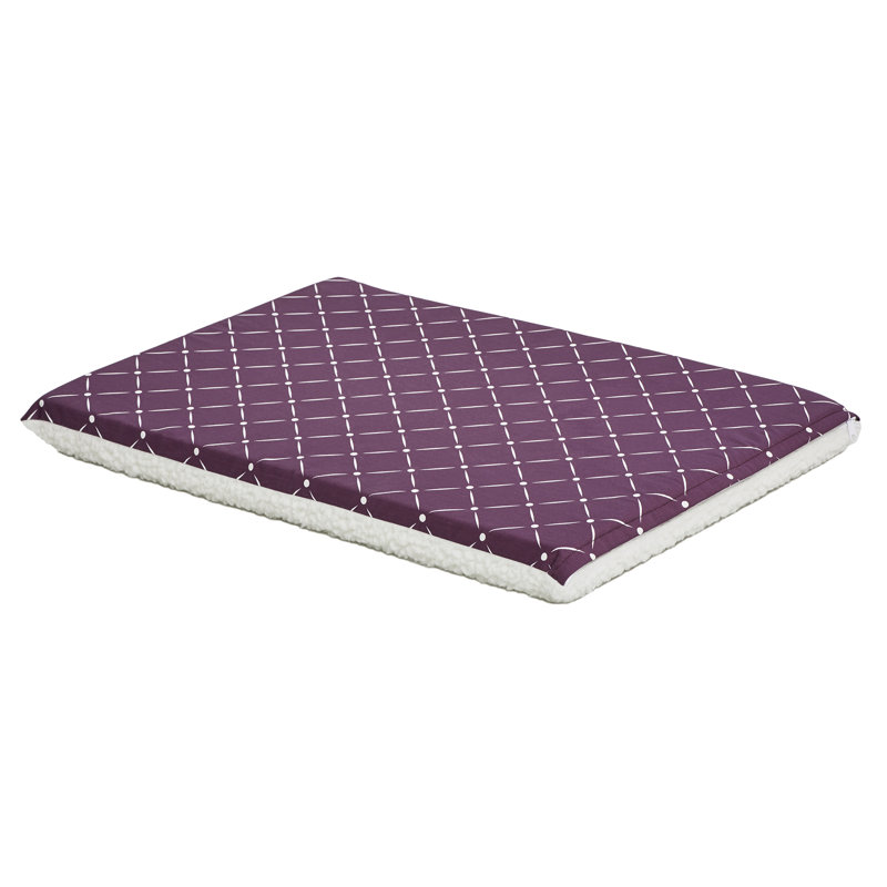 Lit pour animaux Paxton, Prune / molleton, l 24 po x P 18,25 po x H 2,25 po