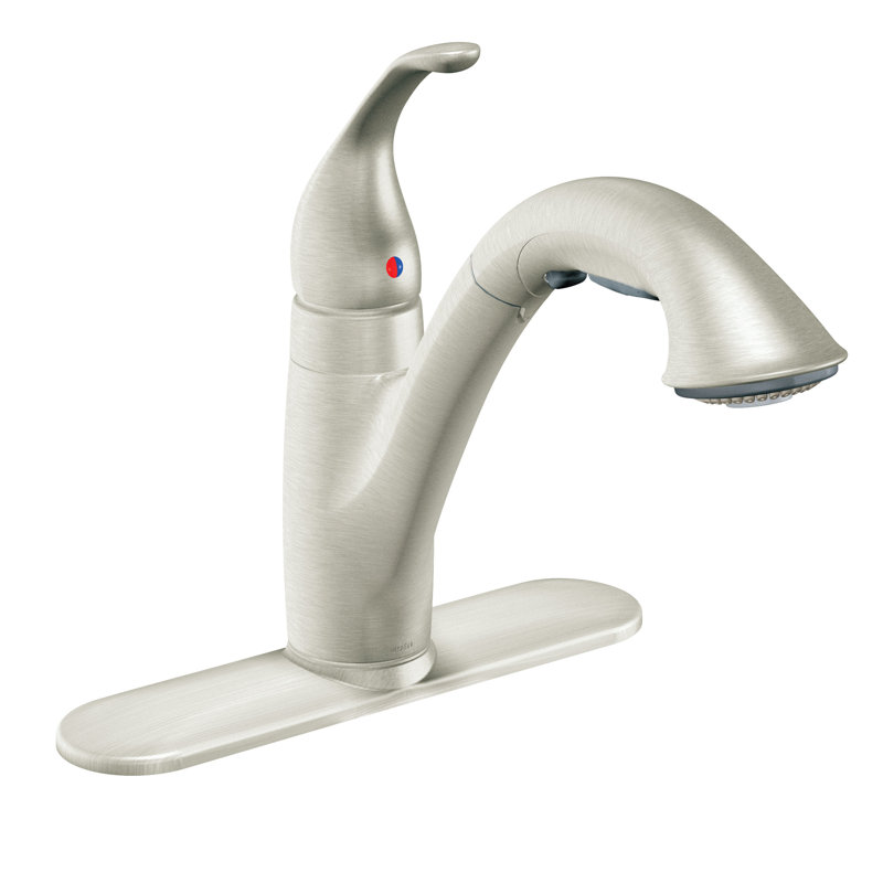 Camerist One Handle Centerset Kitchen Faucet, Stainless