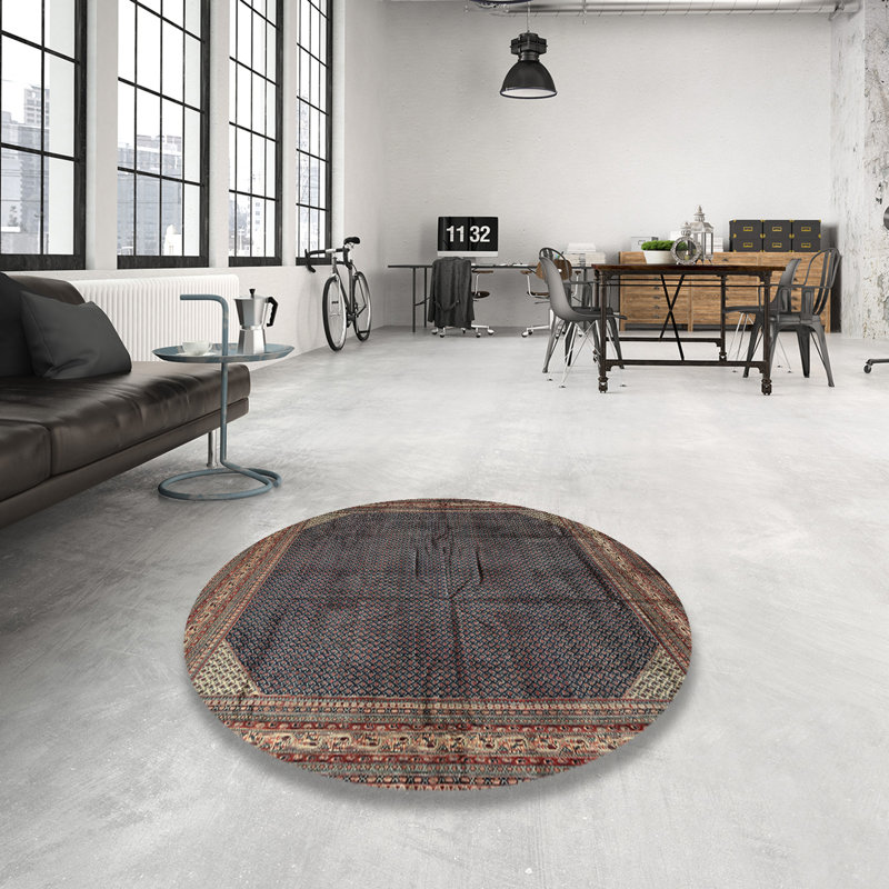 Oriental Indoor Rug, Round 4'