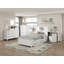 Commode blanche avec 6 tiroirs et meubles de chambre à coucher modernes en bois 1pc-727883447
