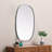Sabine Metal Curved Oval Wall Mirror-1451160150-1451160253
