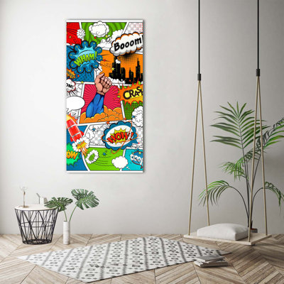 Comic Book - Wrapped Canvas Print