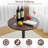39.5" Adjustable Bar/Coffee Table with Metal Base