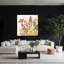 «Fresh Petals VI Contemporary Butterfly Flower Spring», art mural-24481498