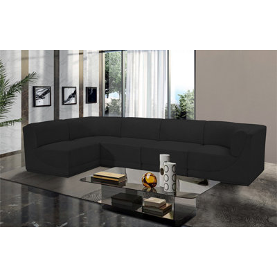 Canapé modulaire rembourré 5 pièces Ollie