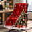 Cozy Christmas Tree Snowflake Blanket, Festive Winter Holiday Plush Throw for Sofa Couch Bedroom Living Room Home Decoration-138227390