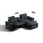 Canapé inclinable électrique à 3 places avec causeuse avec repose-tête et canapé modulaire surdimensionné avec table, tiroir, charge et repose-pieds avec rangement-1992582822