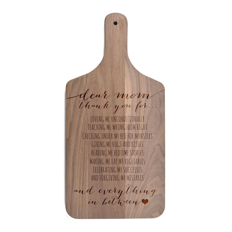 Thank You Mom Cutting Board