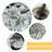 Silver Crystal Ceiling Fan With Light - 3 Colour Changing Dimmable Led, Remote Control