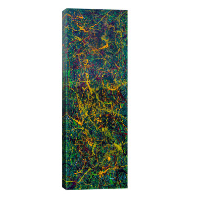 Blood In The Grass by Shawn Jacobs - Wrapped Canvas Panoramic Painting