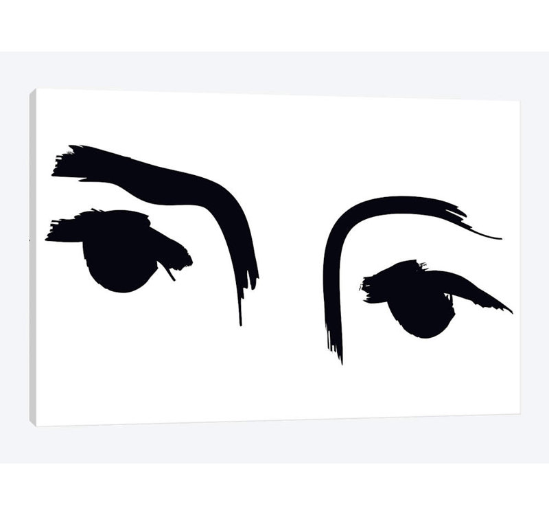 «Blinkers», reproduction sur toile, H 8 po x l 12 po x P 0,75 po, Toile tendue