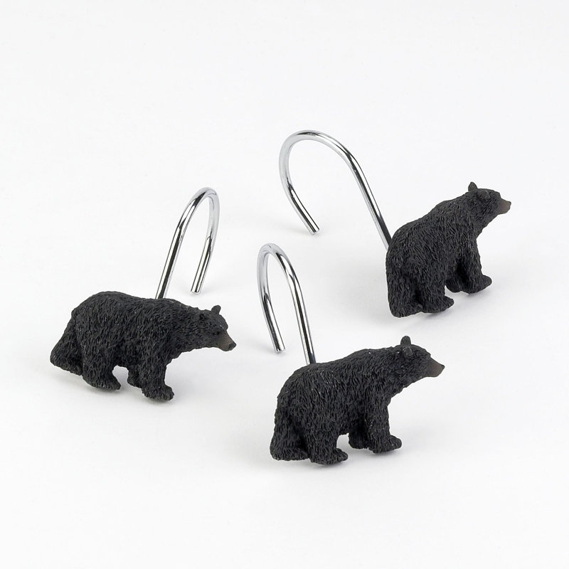 Black Bear Lodge Shower Curtain Hook