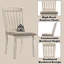 Ensemble de 2 chaises d'appoint en bois