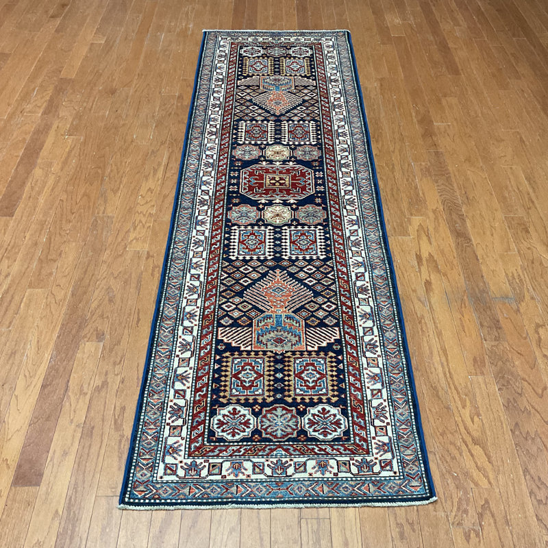  Chemin de table en laine Super Kazak fait à la main