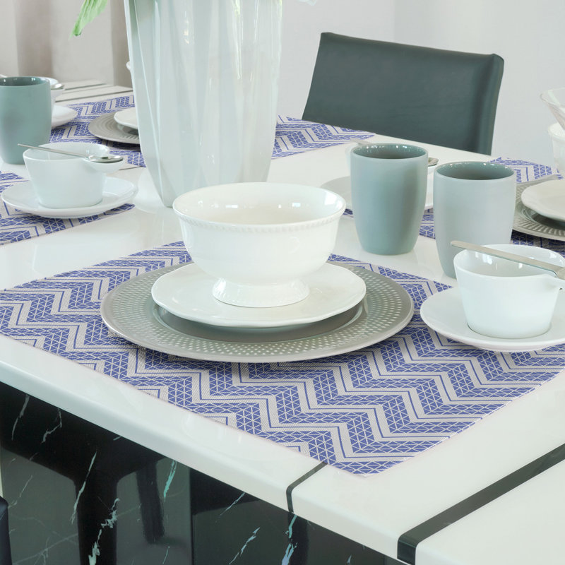 Récapitulatif de coton 18 po à la main classic Stephenie, Violet / gris, Polyester