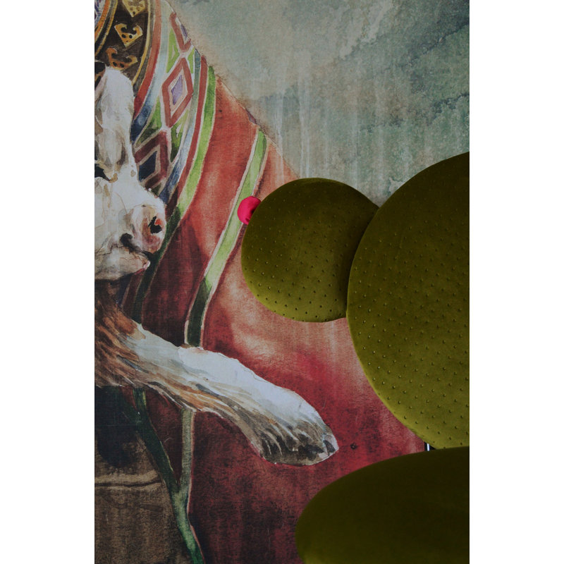 Cactus 50cm H Tufted Upholstered Side Chair