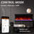 3 Sided Glass Electric Fireplace Multicolors,Inserts And Remote&App Control,Heater And Multicolors Flame Effect Combination,DIY Log&Crystal Combination-1155432920