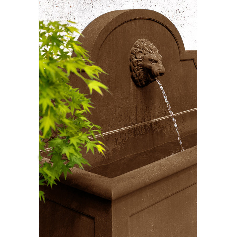 Portofino Hand Crafted Weather Resistant Floor Fountain, Pietra Nuova