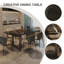 Table de salle à manger en acier inoxydable-107143341