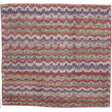 Rumi Hand-Knotted Silk Area Rug in Red/Blue/Green