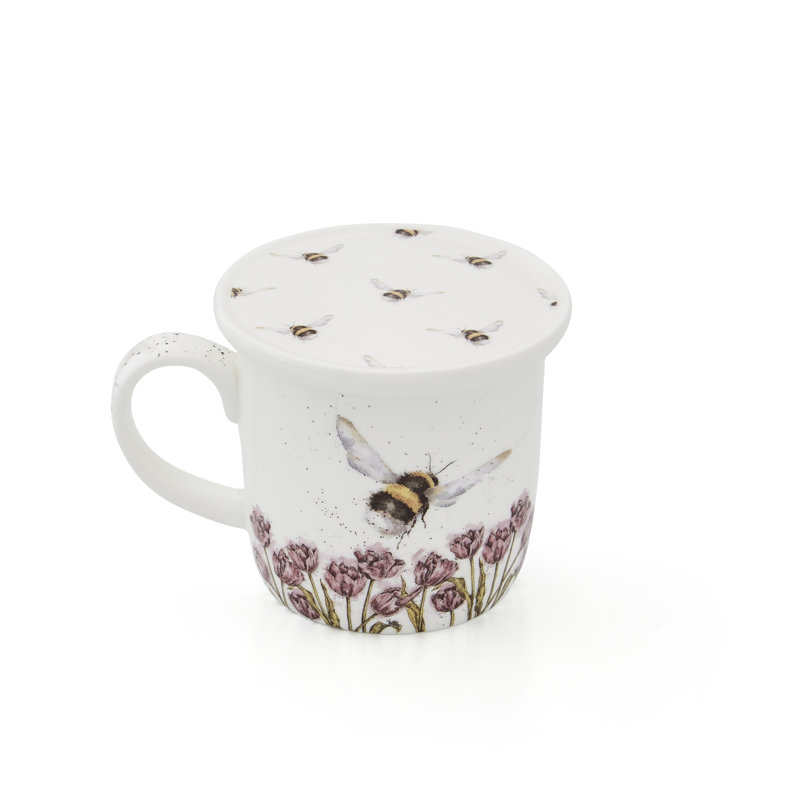 Classic Wrendale Designs  Bumblebee Mug & Coaster Set