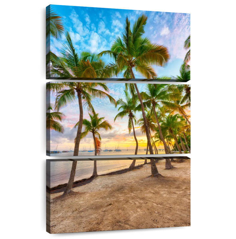 Anse Champagne Cove Palms, 45" H x 28" W