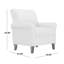 Fauteuil en polyester 33,5 po Pina-1986247667